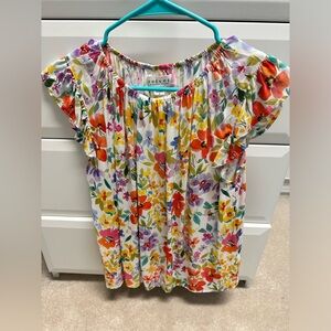 Velvet by Graham and Spencer floral blouse